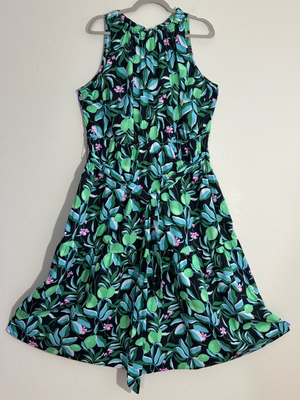 Ava & Viv tropical halter maxi dress XXL
